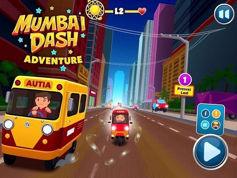 Mumbai Dash Adventure in Action Mumbai Dash Adventure Game Screenshot